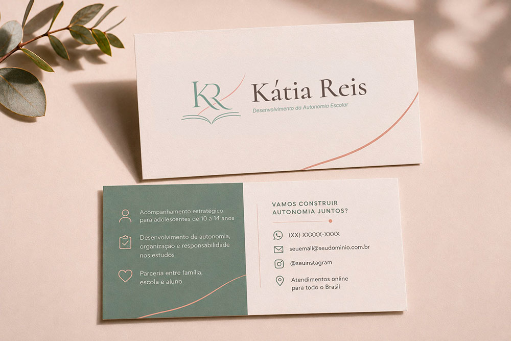 Cartão de visitas Kátia Reis