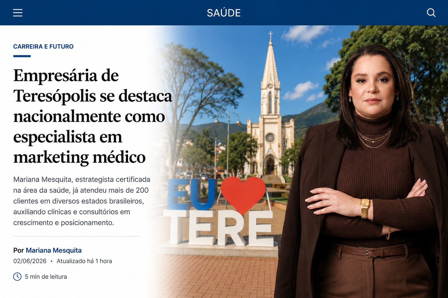 Empresária de Teresópolis se destaca nacionalmente como especialista em marketing médico